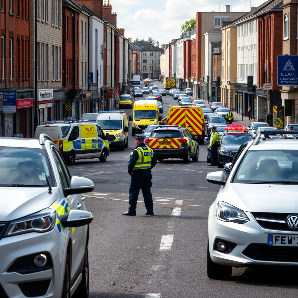 Breaking: Collision causes disruption in town centre